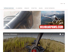 Tablet Screenshot of helibearpaws.com